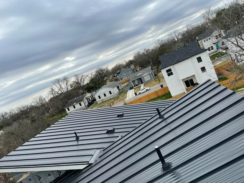 Standing seam metal roof panels with vents for Skylight Repair in Rolla